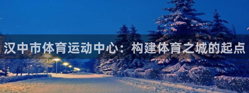MK体育官方正版app神州：汉中市体育运动中心：构建