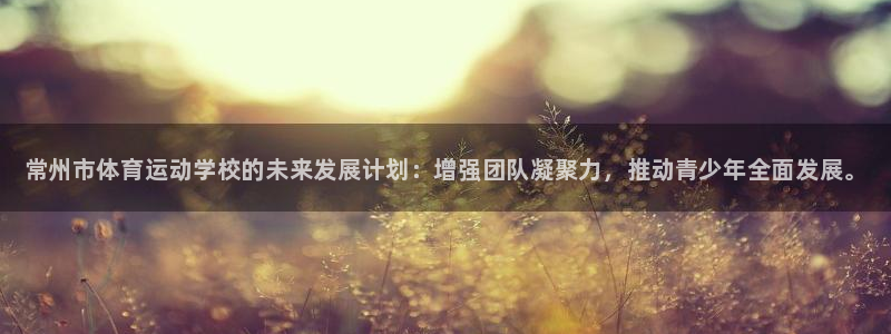MK体育官网下载是干嘛的公司：常州市体育运动学校的未来发展计